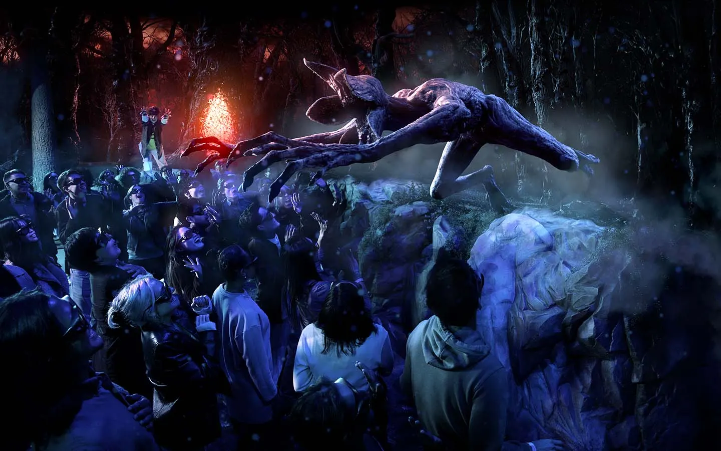 The Demogorgon at Stranger Things: The Experience