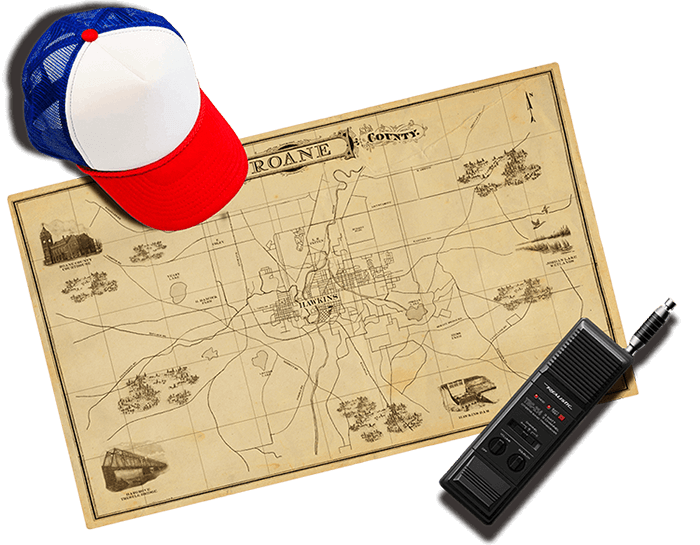 Stranger Things map